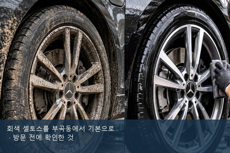 회색 셀토스를 부곡동에서 기본으로 · 방문 전에 확인한 것
